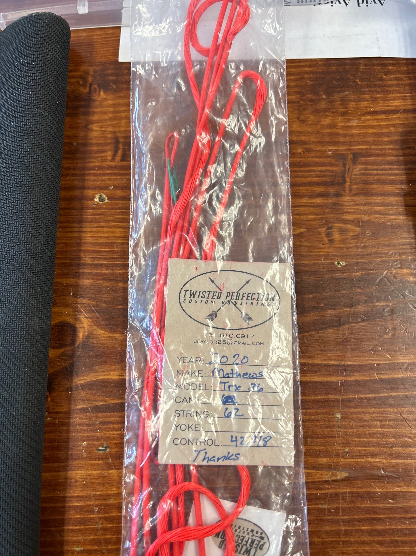 Mathew’s Trx 36 string and Cable