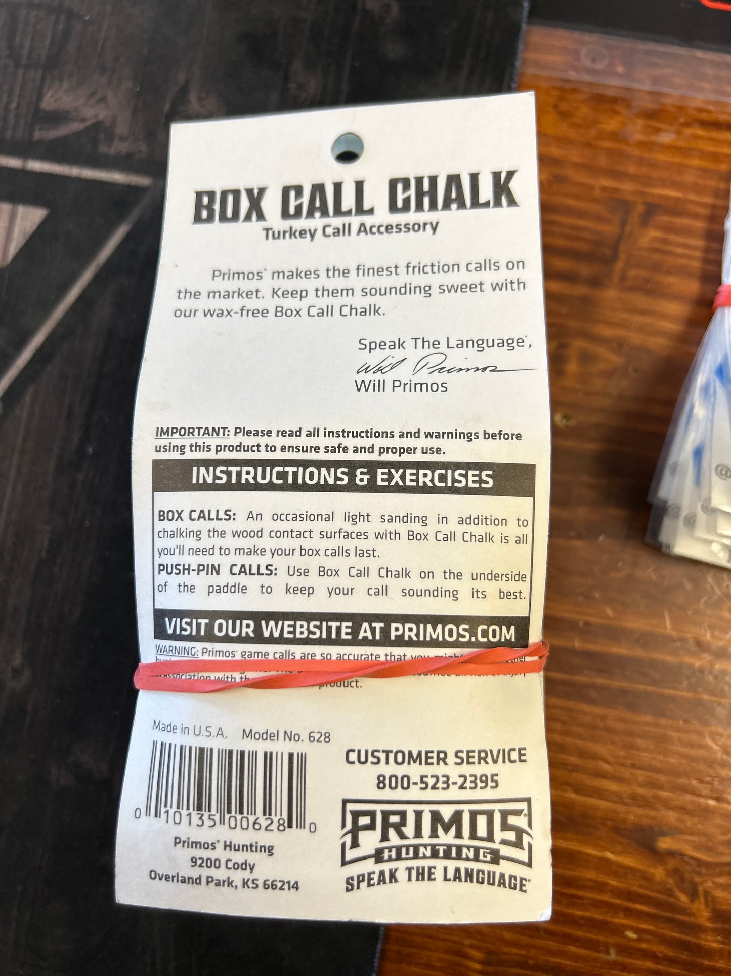 Primos Box Call Chalk