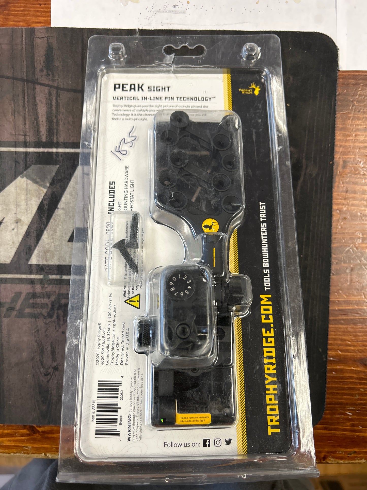 Trophy Ridge Peak Sight 5 Pin 0.019
