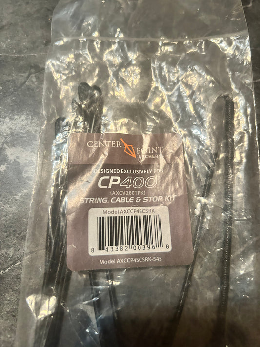 Center Point archery (CP 400) strings and cable stop kit