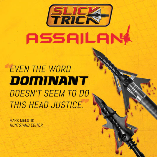 Slick Trick Assailant Hybrid Mechanical Broadhead - 100 grain