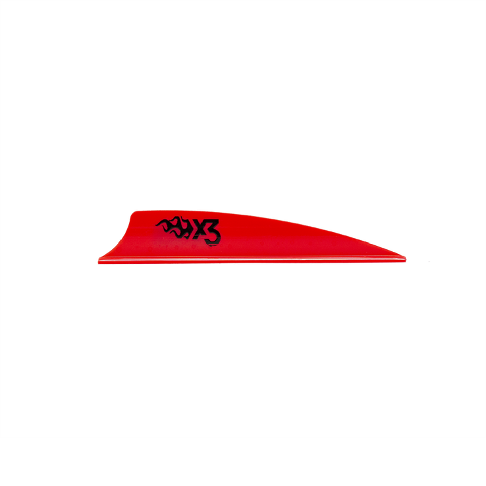 Bohning X3  2.25” Vane - Hot Pink