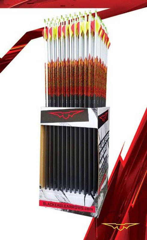 Black Eagle Outlaw - White Crested - Factory Fletched