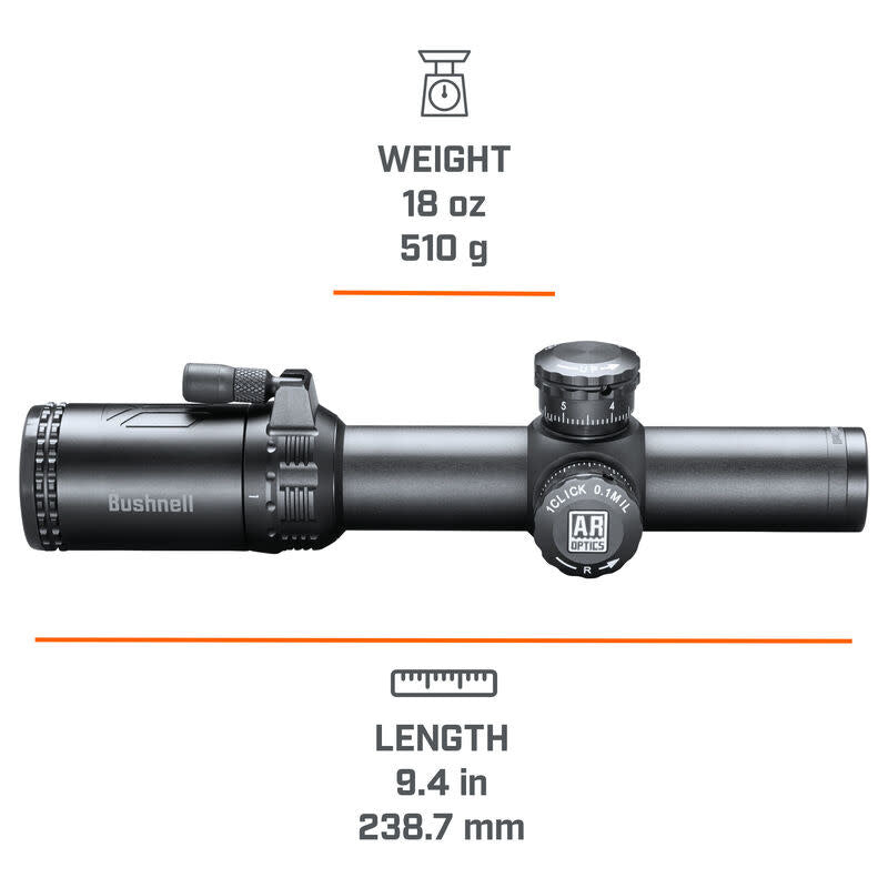 Bushnell 1-4x24 AR Optics Riflescope Illuminated FFP