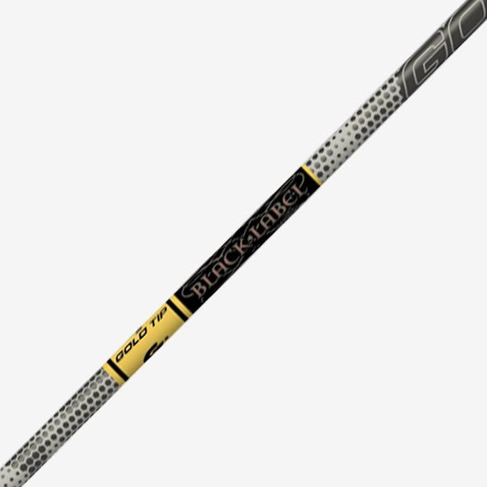 Gold Tip Black Label arrow shaft - 2" vane
