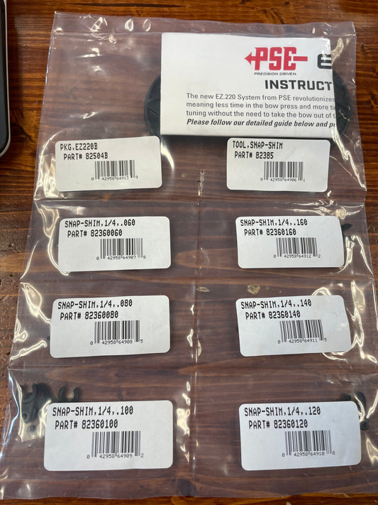 PSE EZ.220 System - Cam Spacer Shim Kit