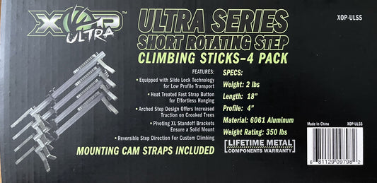 XOP Ultra Series Climbing Stick - Rotating Step - 4 Pack