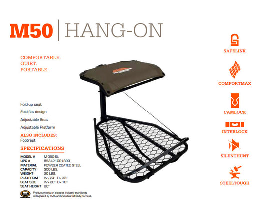 Millenium M50 Hang-On Tree Stand