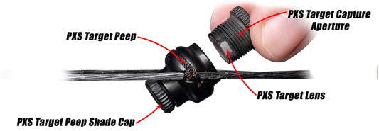 Specialty Archery PXS Target Peep Verifier Lens - #4 (silver)