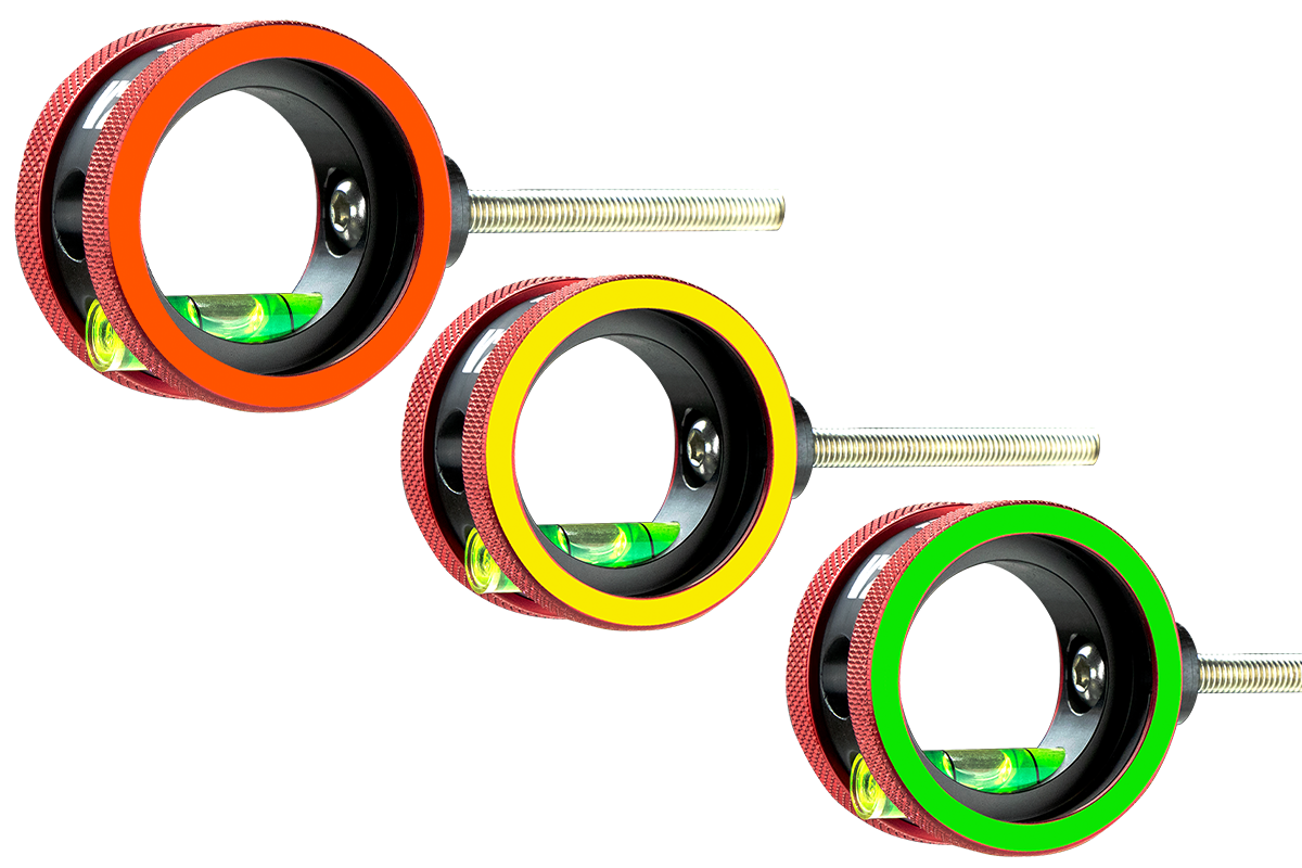 Specialty Archery Versa2 Scope Ring Decal - Chartruese
