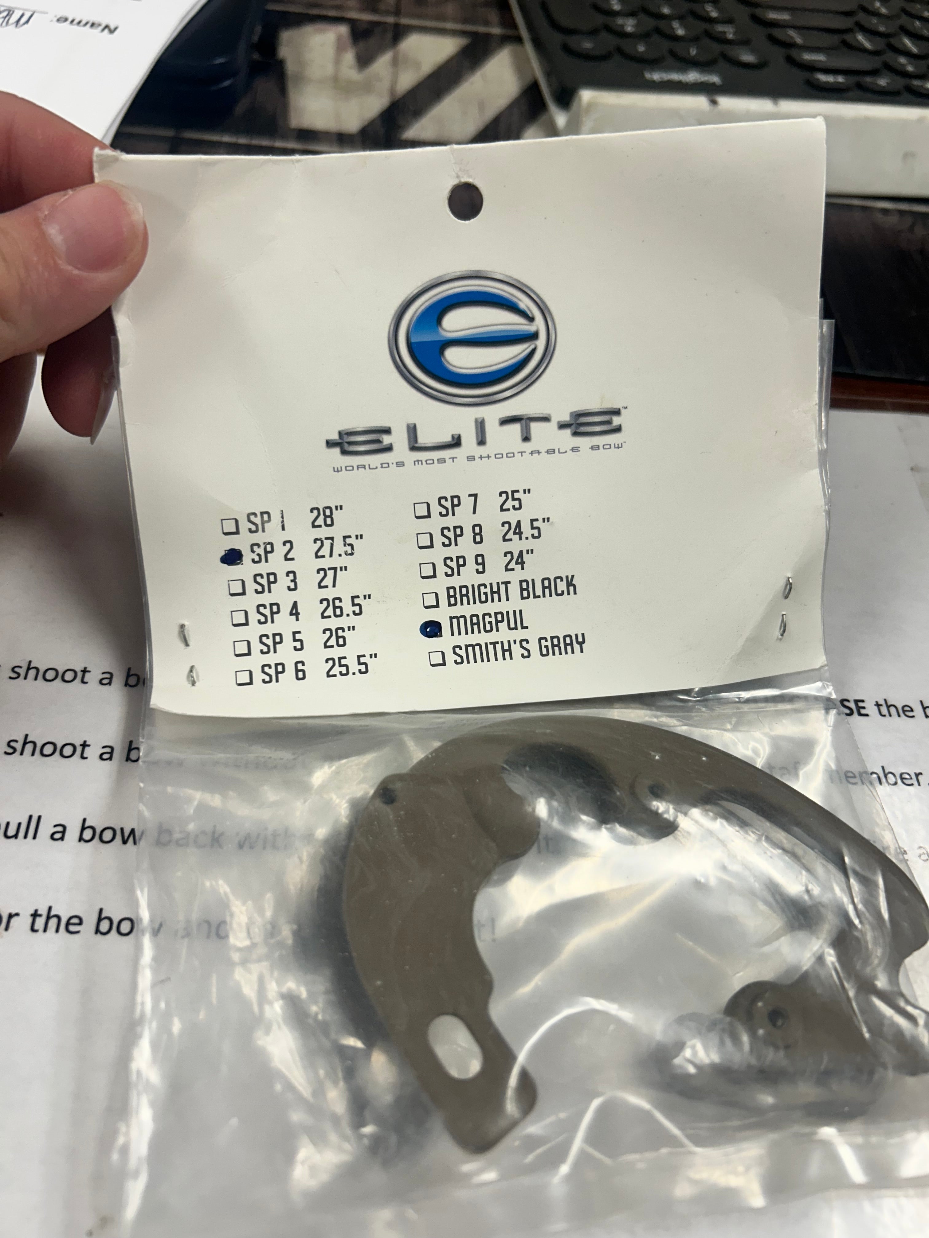 Elite archery Spirit mod set #2 – Buckeye Archery Supply