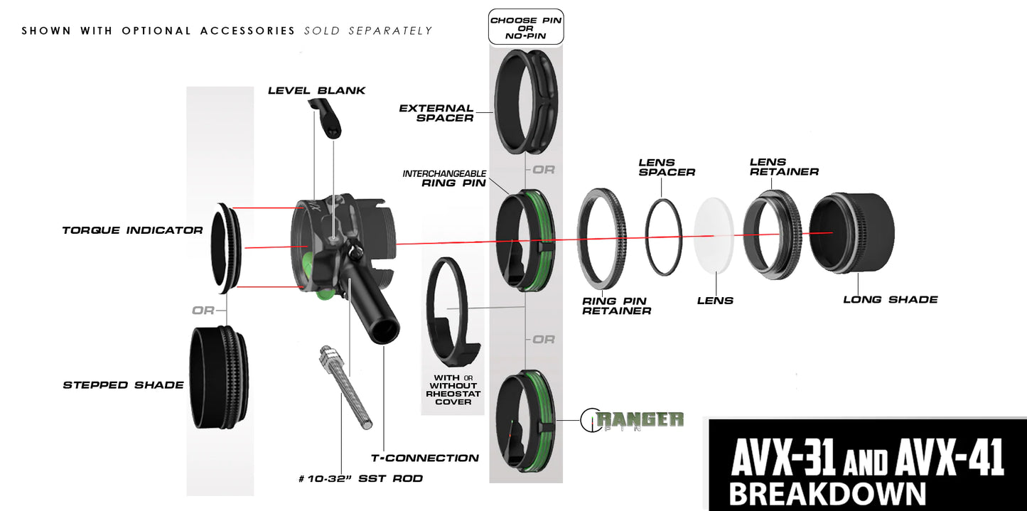 Axcel AVX 41mm Scope - Black