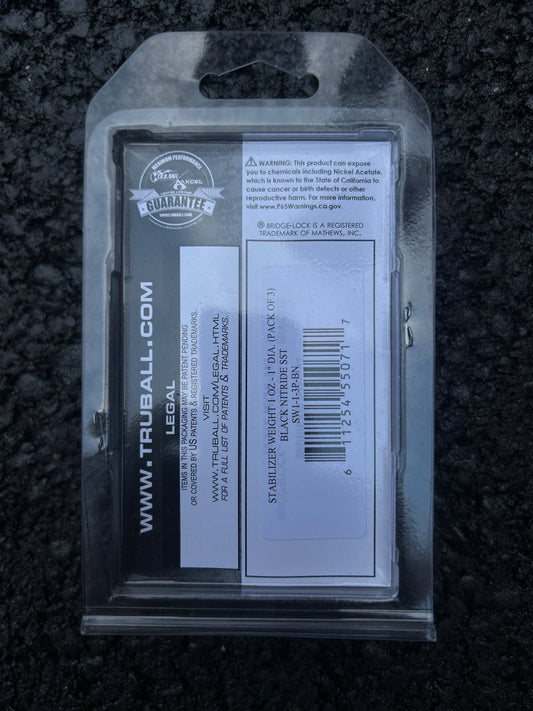 1" DIA. STABILIZER WEIGHTS(3 PK)