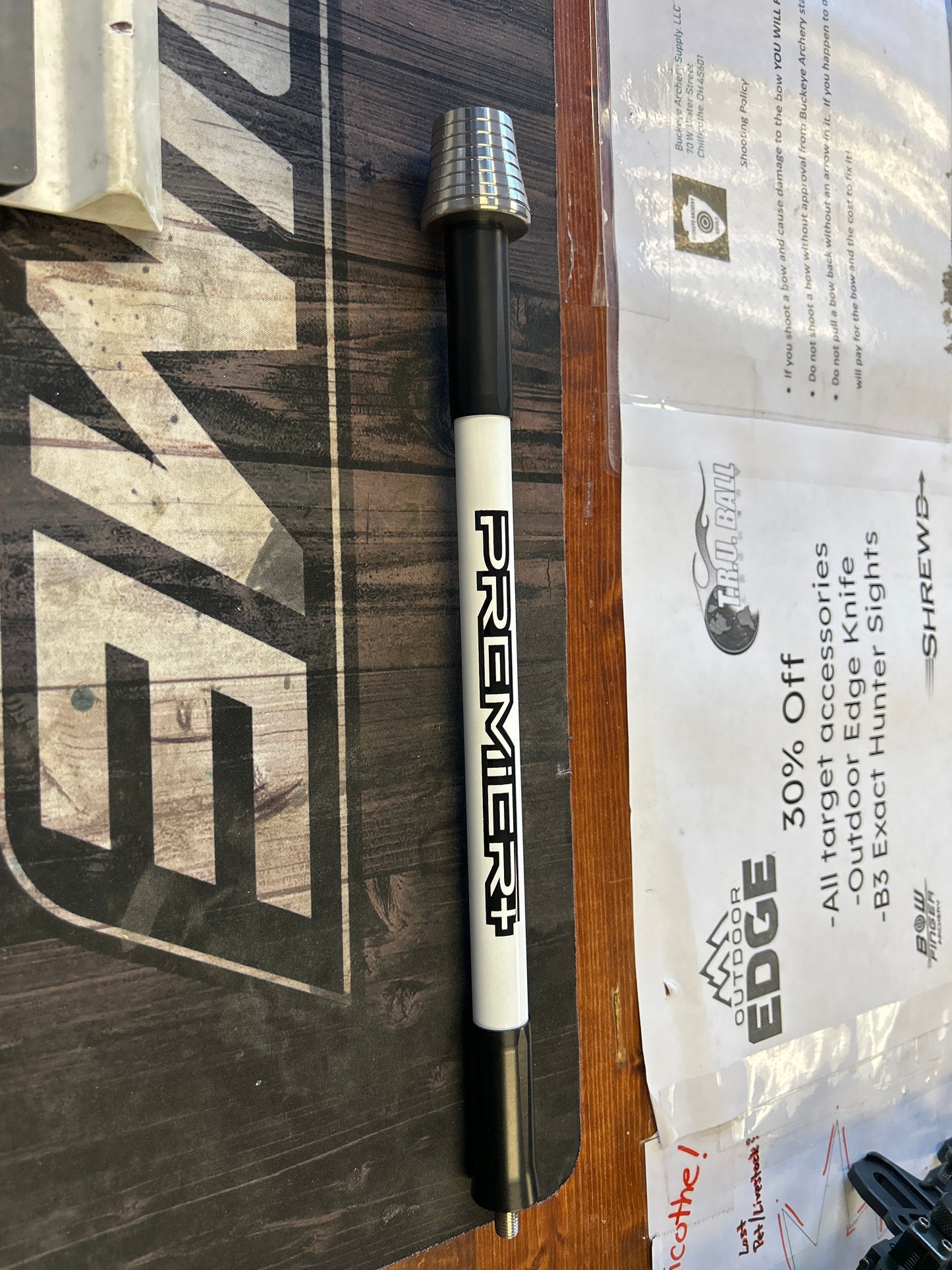 (Used) Beestinger Premier+ Stabilizer With 6oz Weight