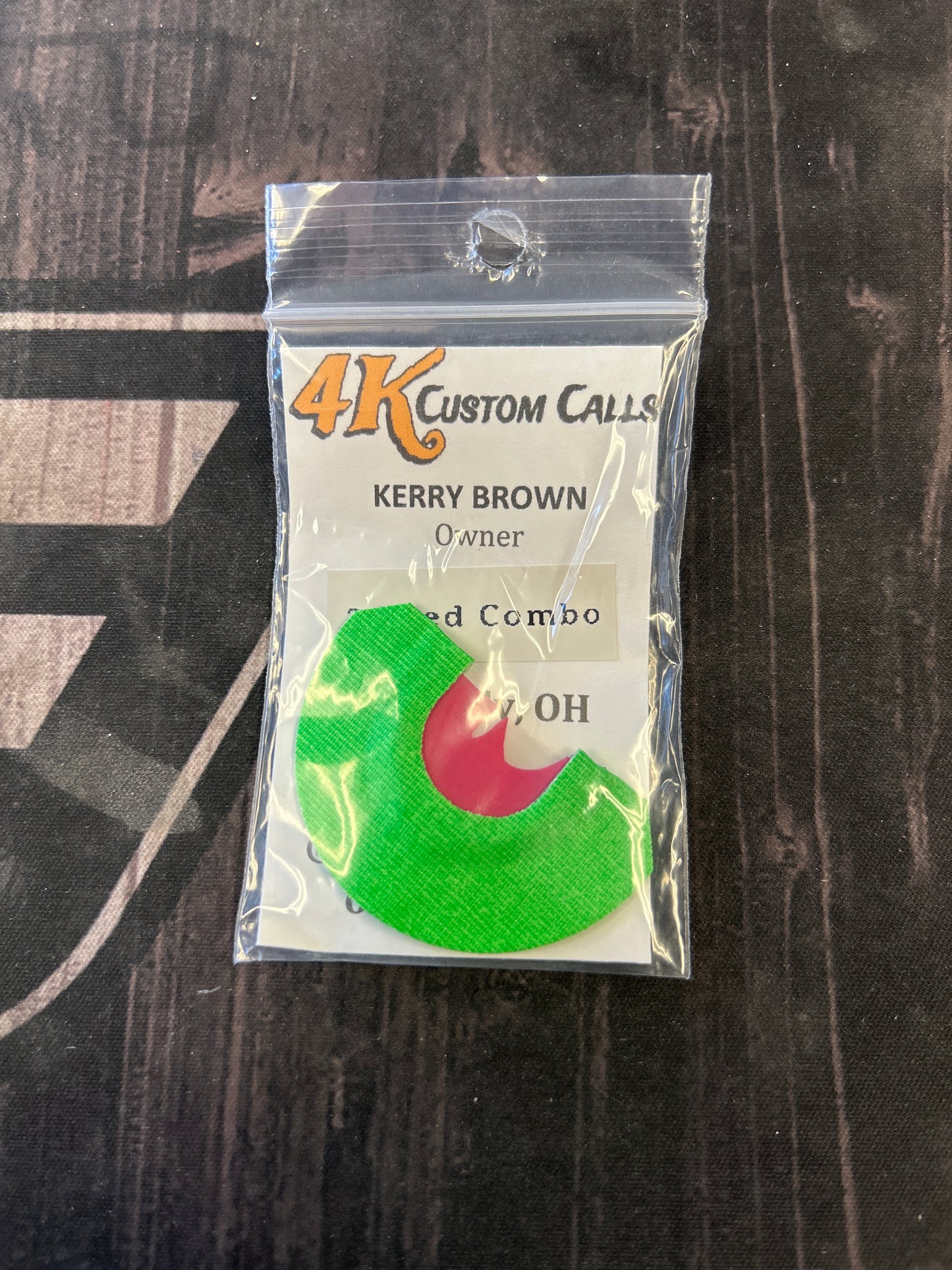 4K Custom Calls Diaphragm Turkey Call Combo Cut