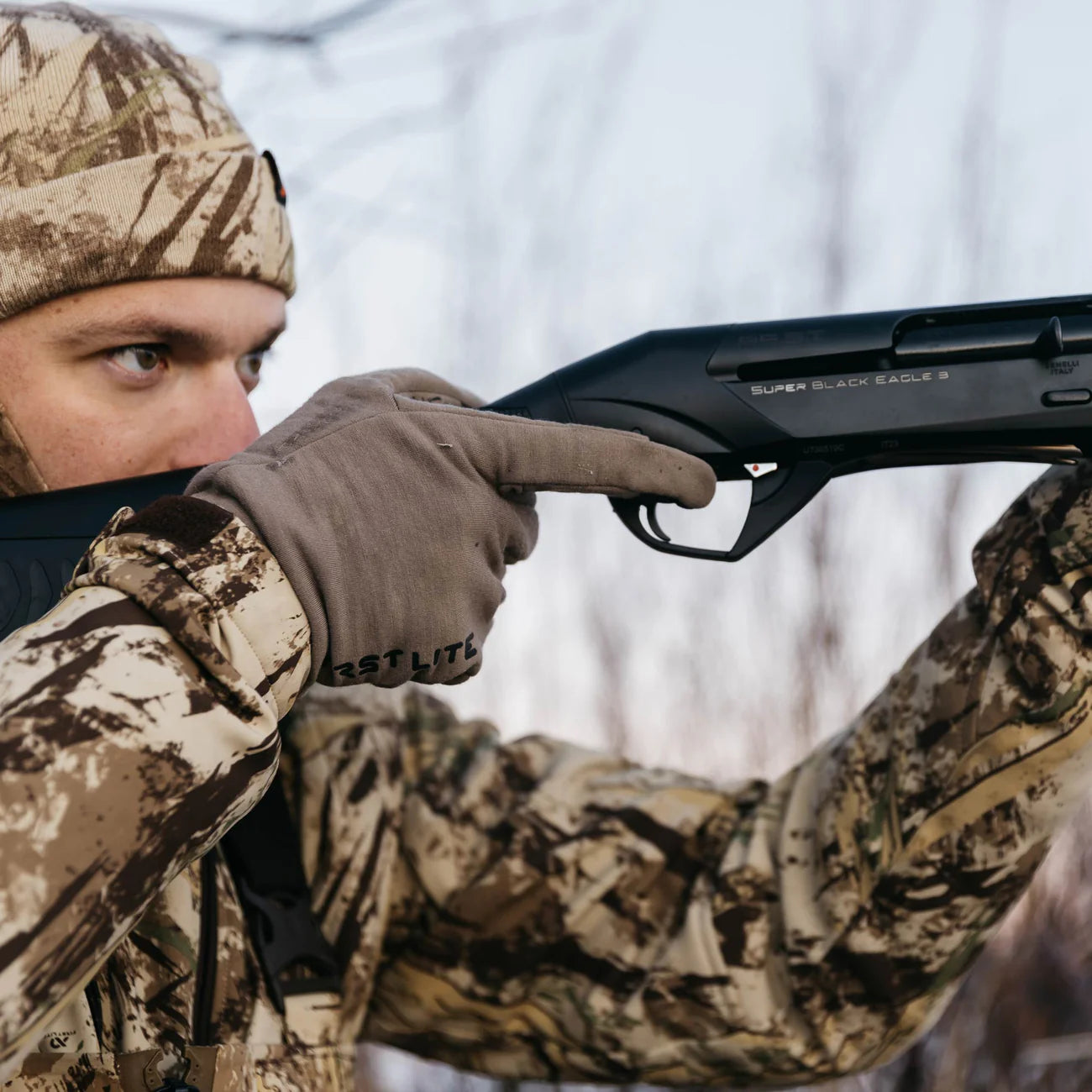 First Lite Rugged Wool Fleece Glove