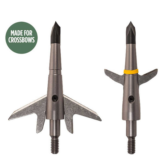 Swhacker #219 CROSSBOW BROADHEAD 100 GRAIN 1.75-INCH CUT 2-BLADE 3-PACK