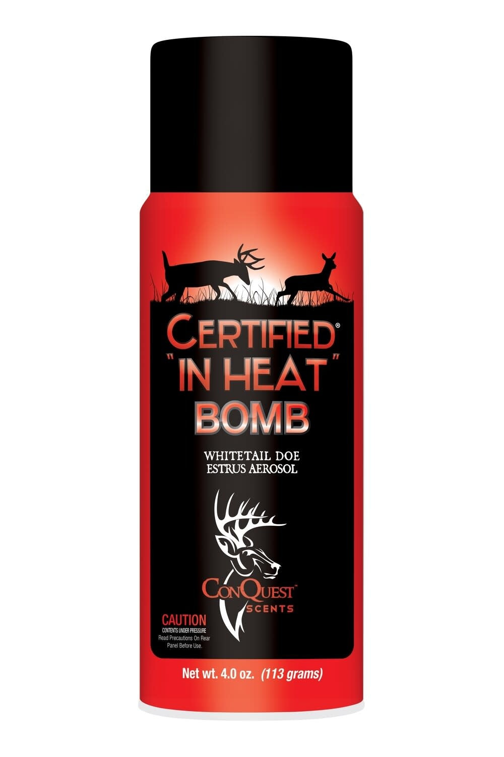 Conquest Archery ScentBomb Certified in Heat Whitetail Doe Estrous Aerosol - 4.0oz