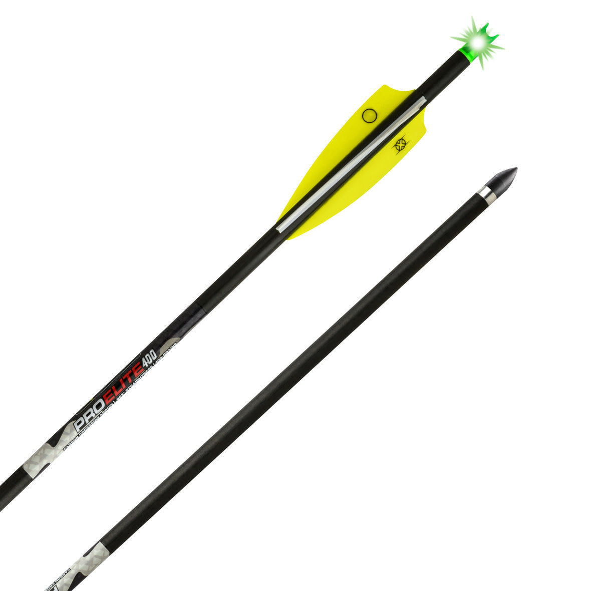 TenPoint Lighted Pro Elite 400 Carbon Crossbow Arrows - 3 Pack