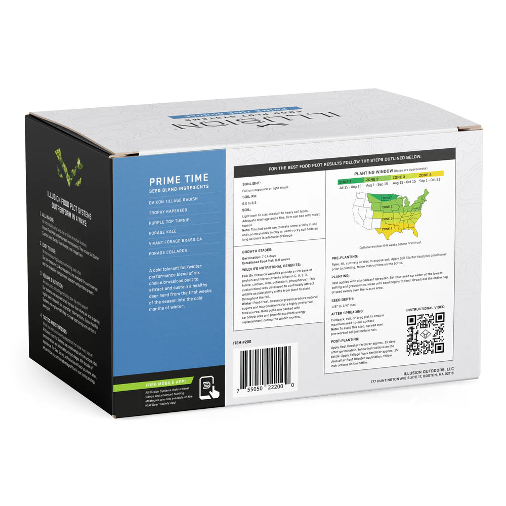 Primetime Plot Illusion Systems Primetime - (Annual) Food Plot System – Buckeye ...
