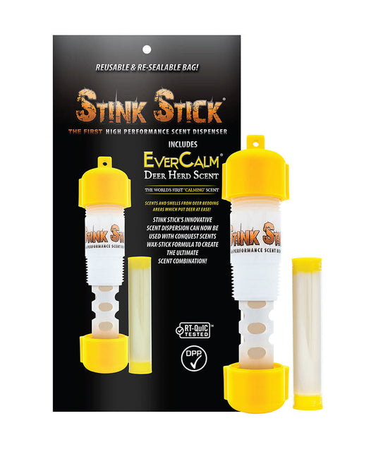 Conquest Scents Stink Stick Yellow Scent Dispenser with Evercalm - .75oz
