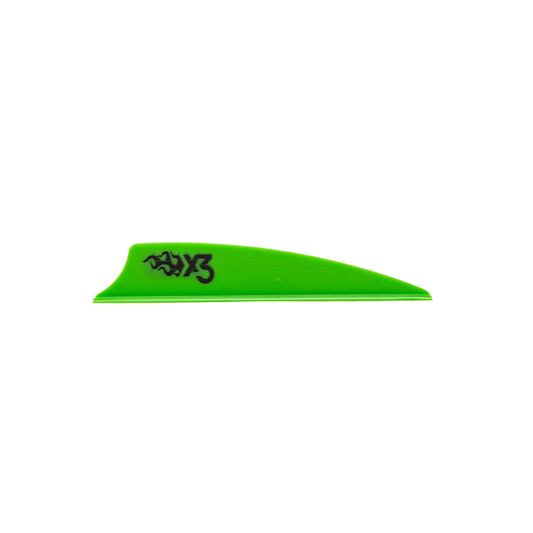 Bohning X3  2.25” Vane - Neon Green