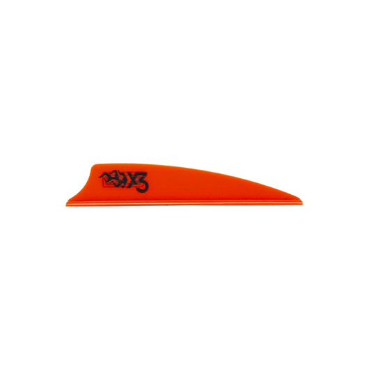 Bohning X3  2.25” Vane - Neon Red