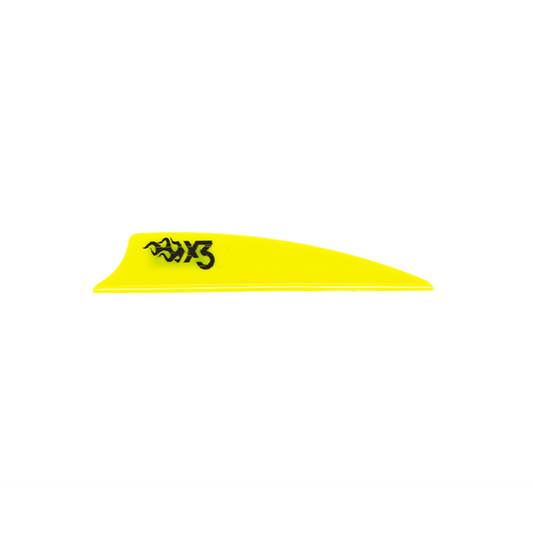 Bohning X3  2.25” Vane - Neon Yellow