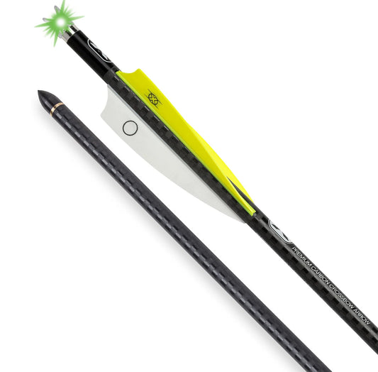 TenPoint 16-inch EVO-X Alpha-Blaze Lighted CenterPunch16 Premium Carbon Crossbow Arrows (3-pack)