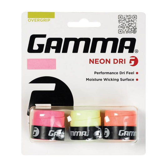 Gamma Neon Overgrip - Dri - 3 Pack