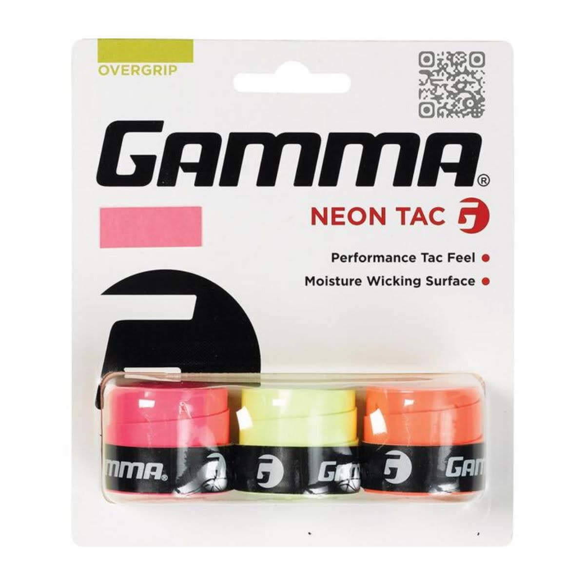 Gamma Neon Overgrip - Tacky - 3 Pack