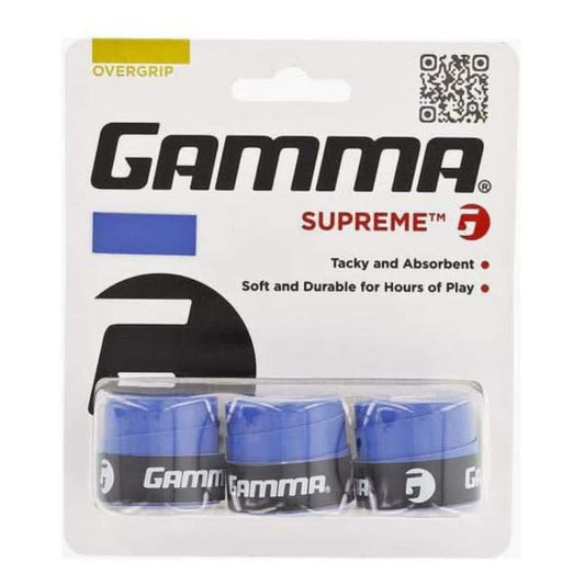 Gamma Supreme grip tape - Blue - 3 pack