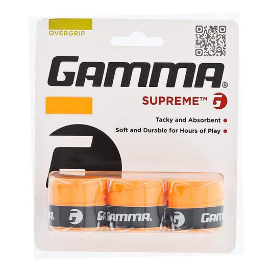 Gamma Supreme grip tape - Orange - 3 pack