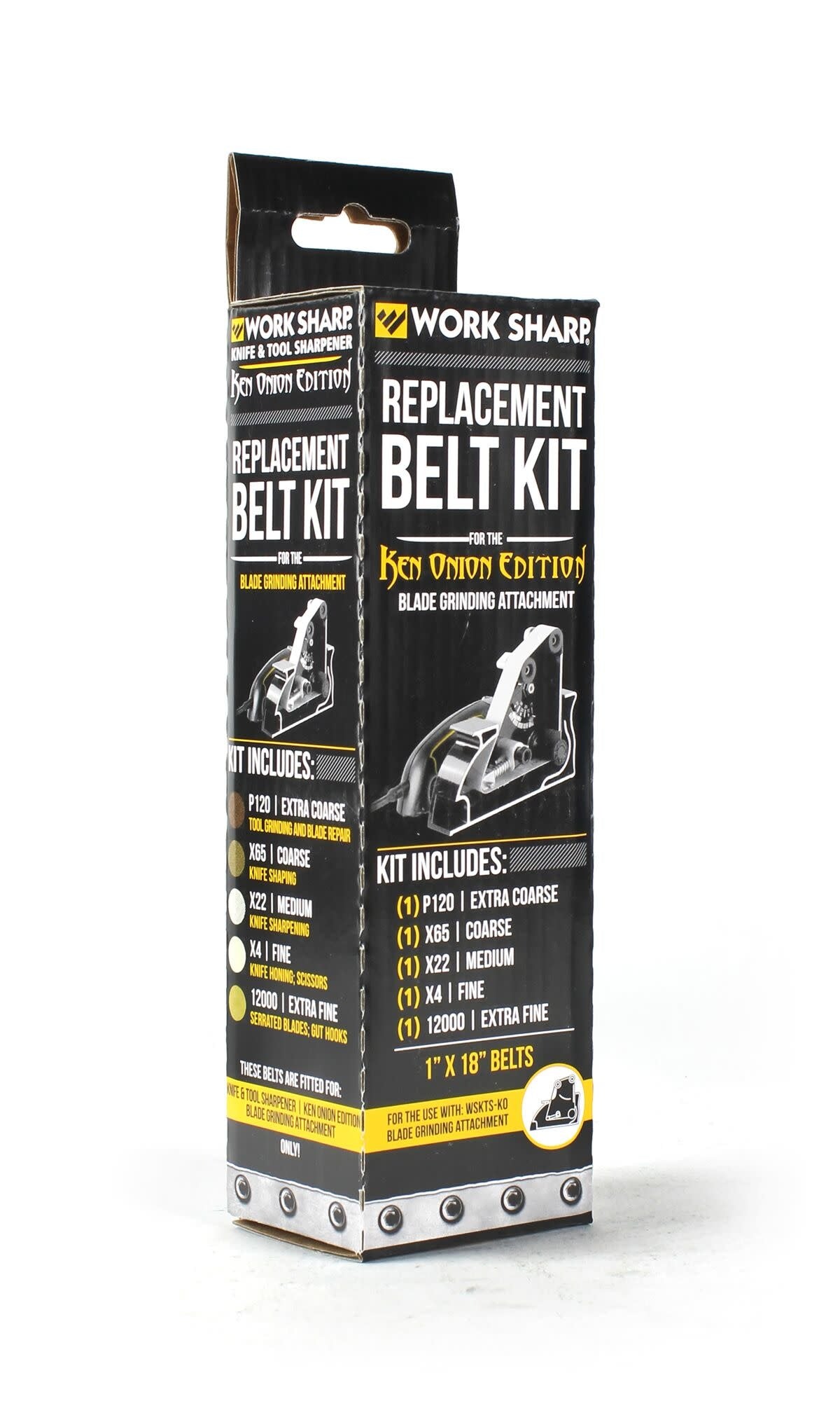 Work Safe Sharpeners Blade Grinding Attachment Belt kit Ken Onion Edition