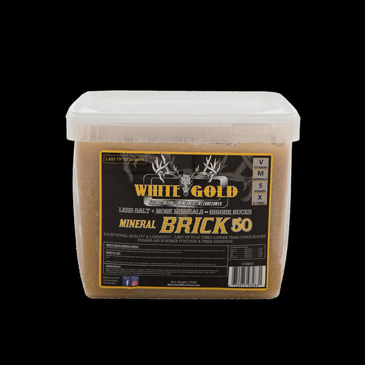 White Gold Mineral Brick 50