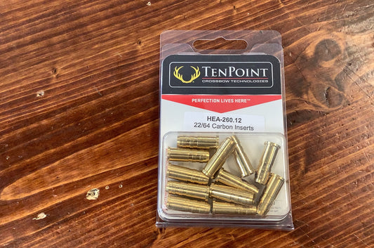 TenPoint 22/64 Brass point inserts for Pro Elite Carbon Arrows