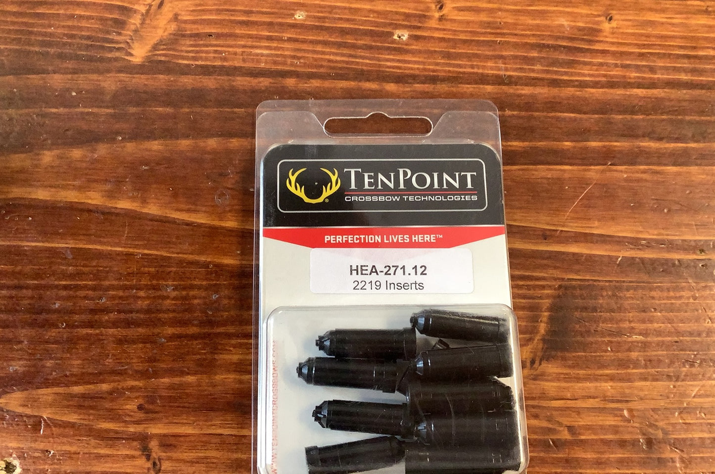 TenPoint Crossbows 2219 Point Inserts for Aluminum Arrows - 12/Pack