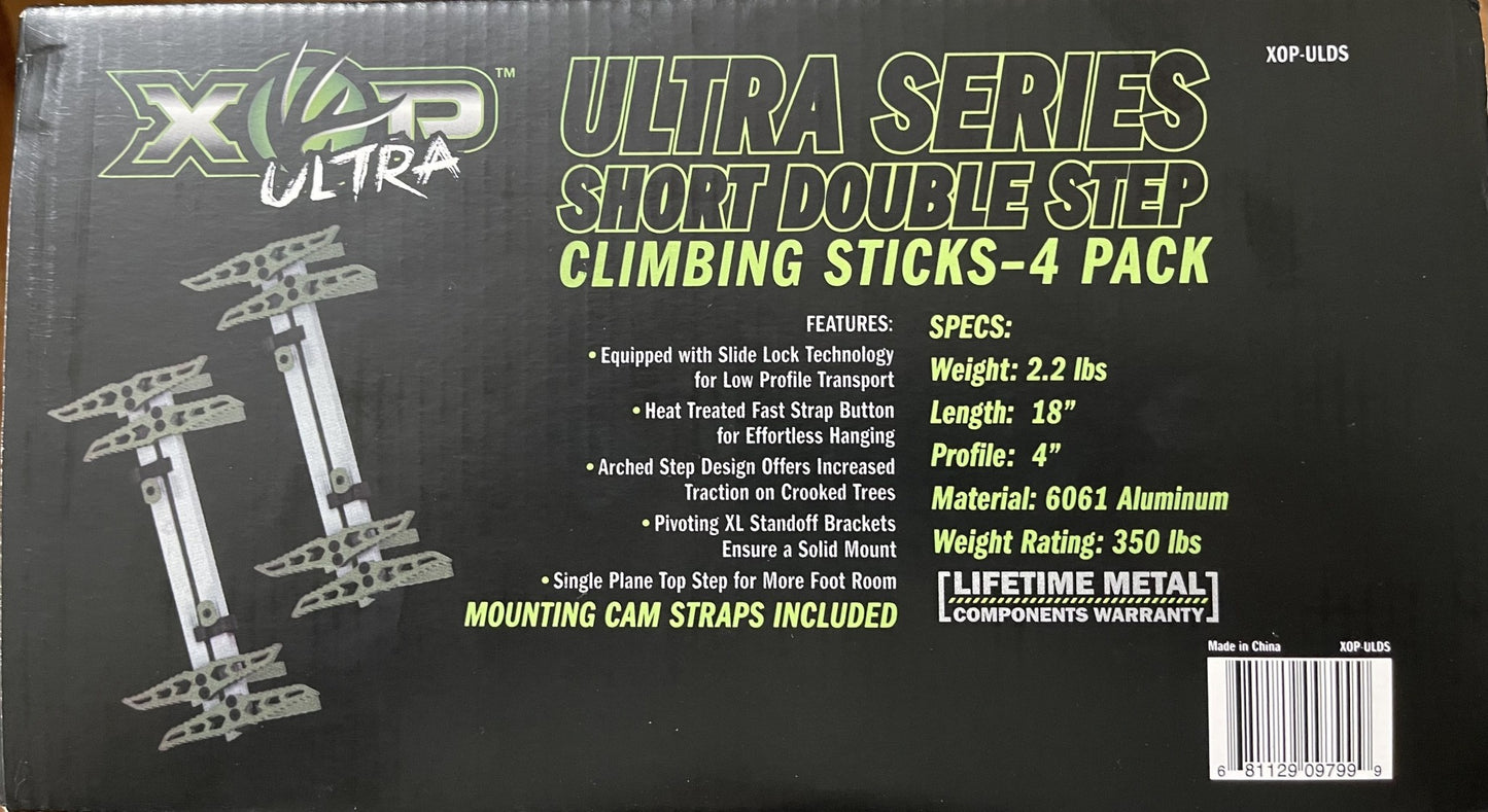 XOP Ultra Series Climbing Stick - Double Step - 4 Pack