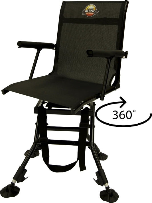 Rhino Blinds RC-009 Deluxe Hunting Chair w/ Adjustable Legs