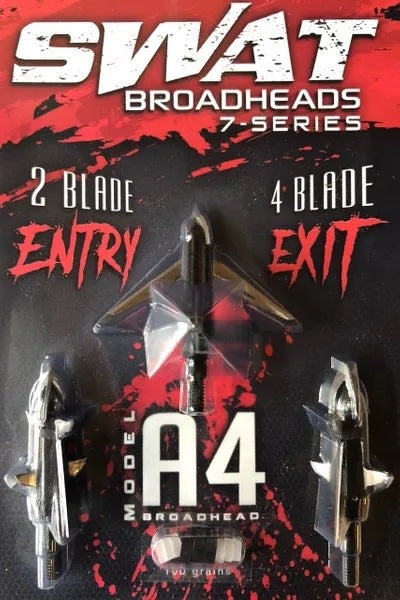 Swat Broadheads A4 - 100 Grain - 3 Pack