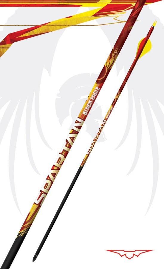 Black Eagle Spartan Fletched Arrow .003 - 250 spine