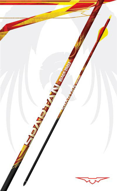 Black Eagle Spartan Fletched Arrow .003 - 300 spine