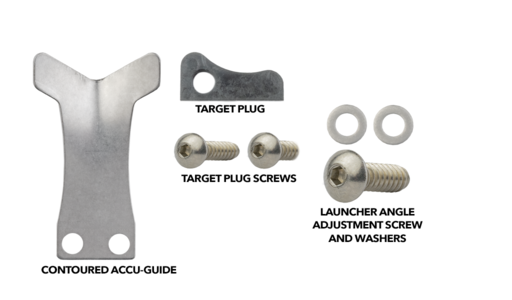 Hamskea TARGET CONVERSION KIT FOR THE HAMSKEA TRINITY AND HYBRID HUNTER ARROW RESTS - Contured LAUNCHER